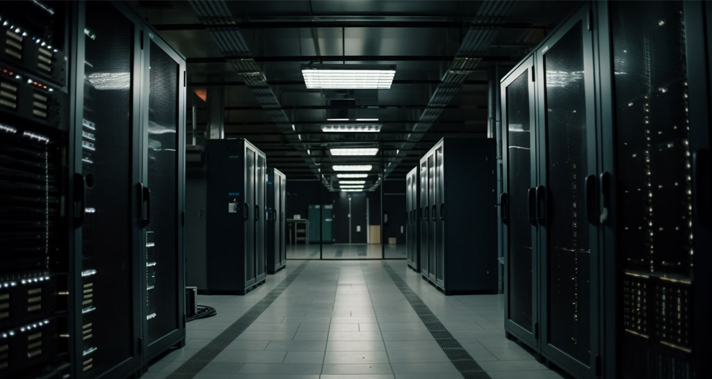 Серверная Supermicro в дата-центре